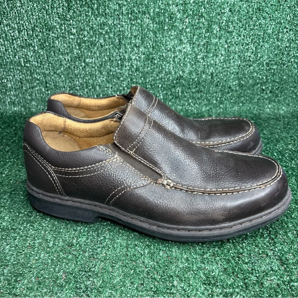 Nunn Bush Men’s‎ Casual Memory Foam Leather Loafer Brown Size 10.5 Wide